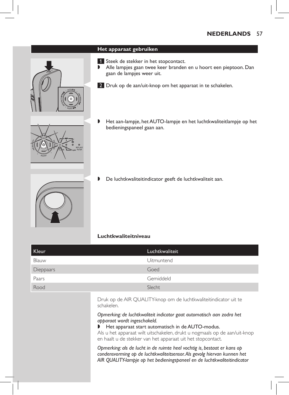 Philips Luftreiniger User Manual | Page 59 / 72