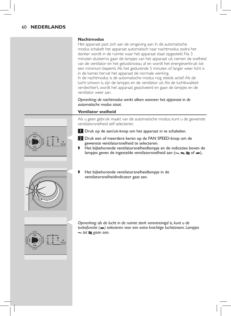 Philips Luftreiniger User Manual | Page 62 / 72