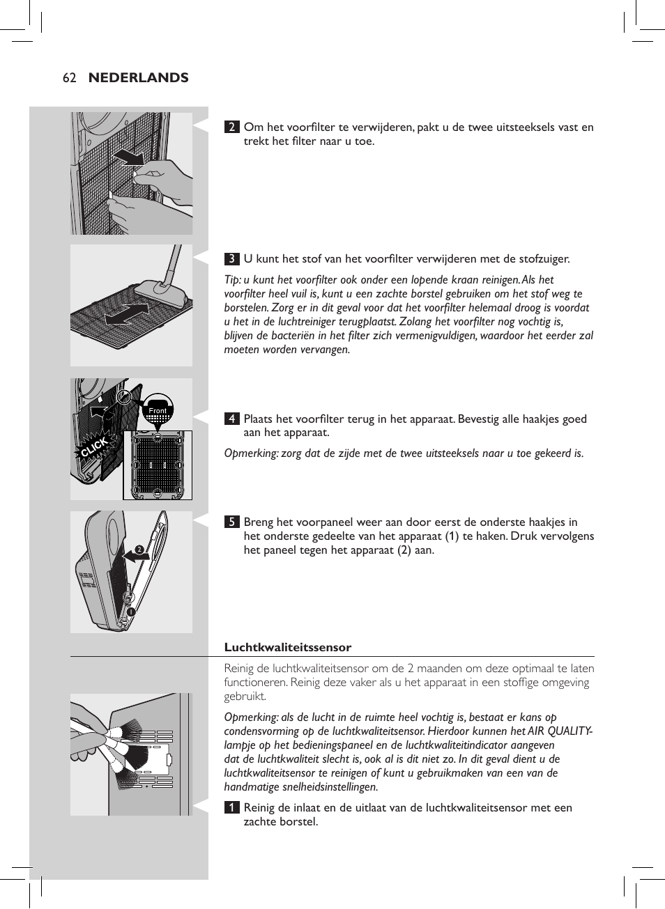 Philips Luftreiniger User Manual | Page 64 / 72