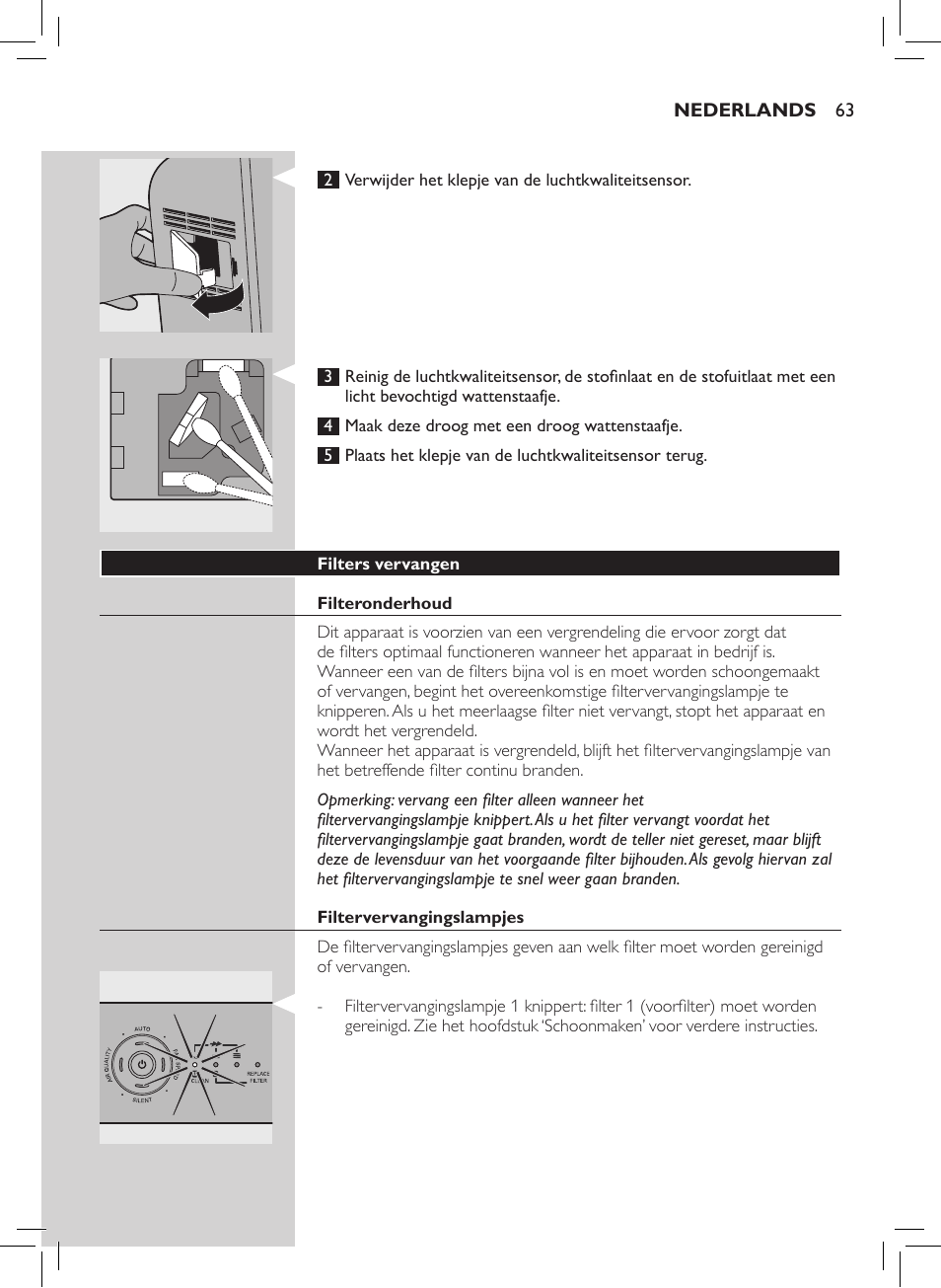 Philips Luftreiniger User Manual | Page 65 / 72