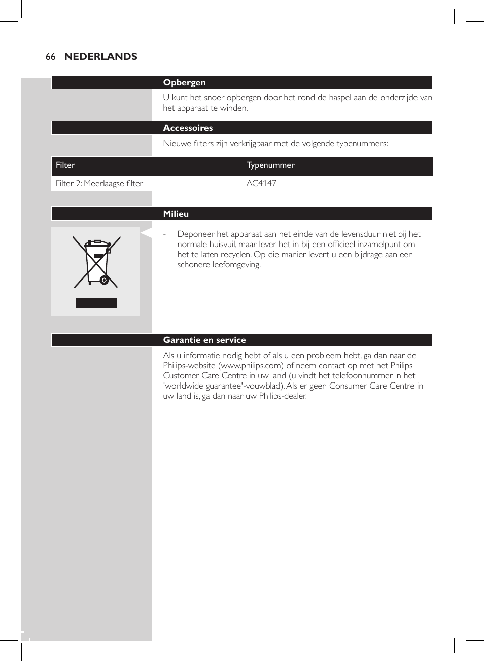 Philips Luftreiniger User Manual | Page 68 / 72