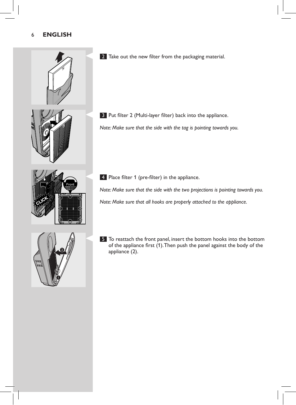 Philips Luftreiniger User Manual | Page 8 / 72