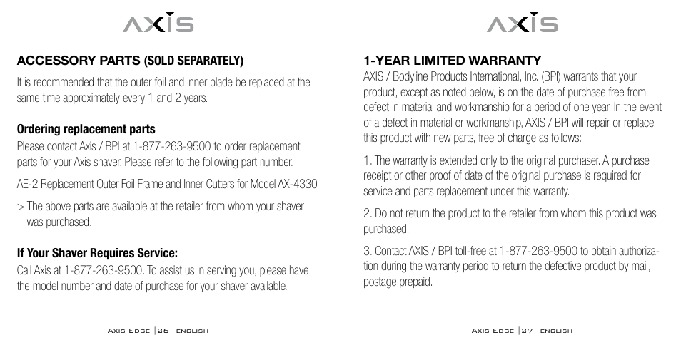 Bodyline Products International AX-4330 User Manual | Page 14 / 47