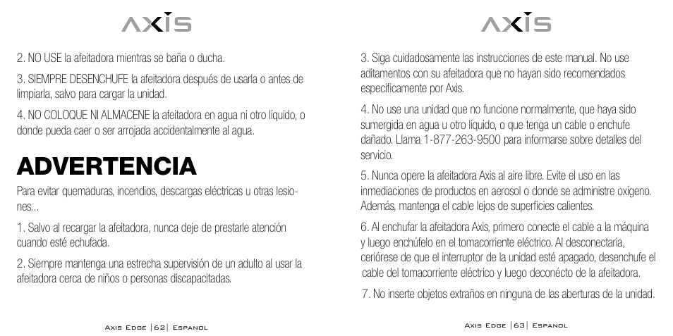 Advertencia | Bodyline Products International AX-4330 User Manual | Page 32 / 47