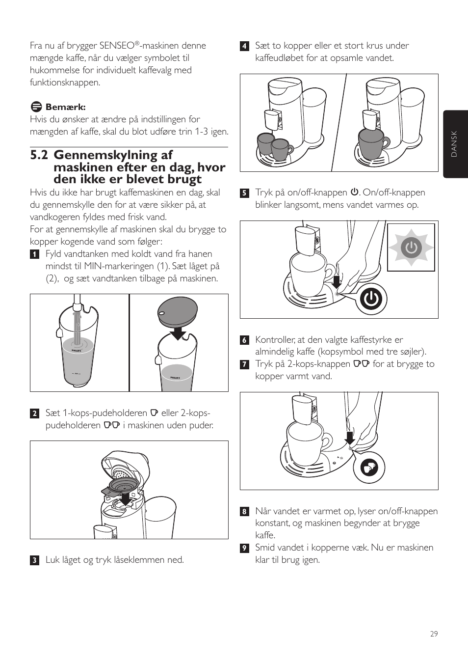 Philips SENSEO® Twist Kaffeepadmaschine User Manual | Page 29 / 110