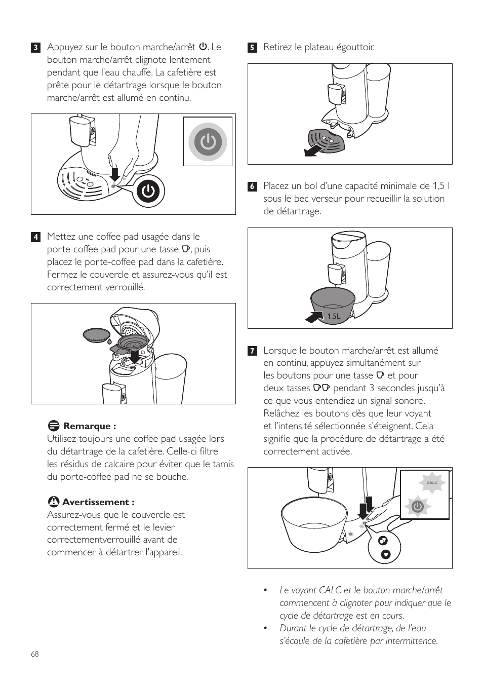 Philips SENSEO® Twist Kaffeepadmaschine User Manual | Page 68 / 110