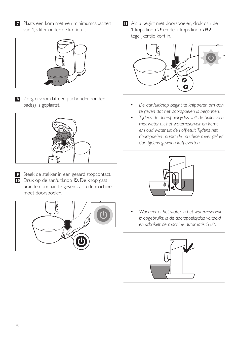 Philips SENSEO® Twist Kaffeepadmaschine User Manual | Page 78 / 110