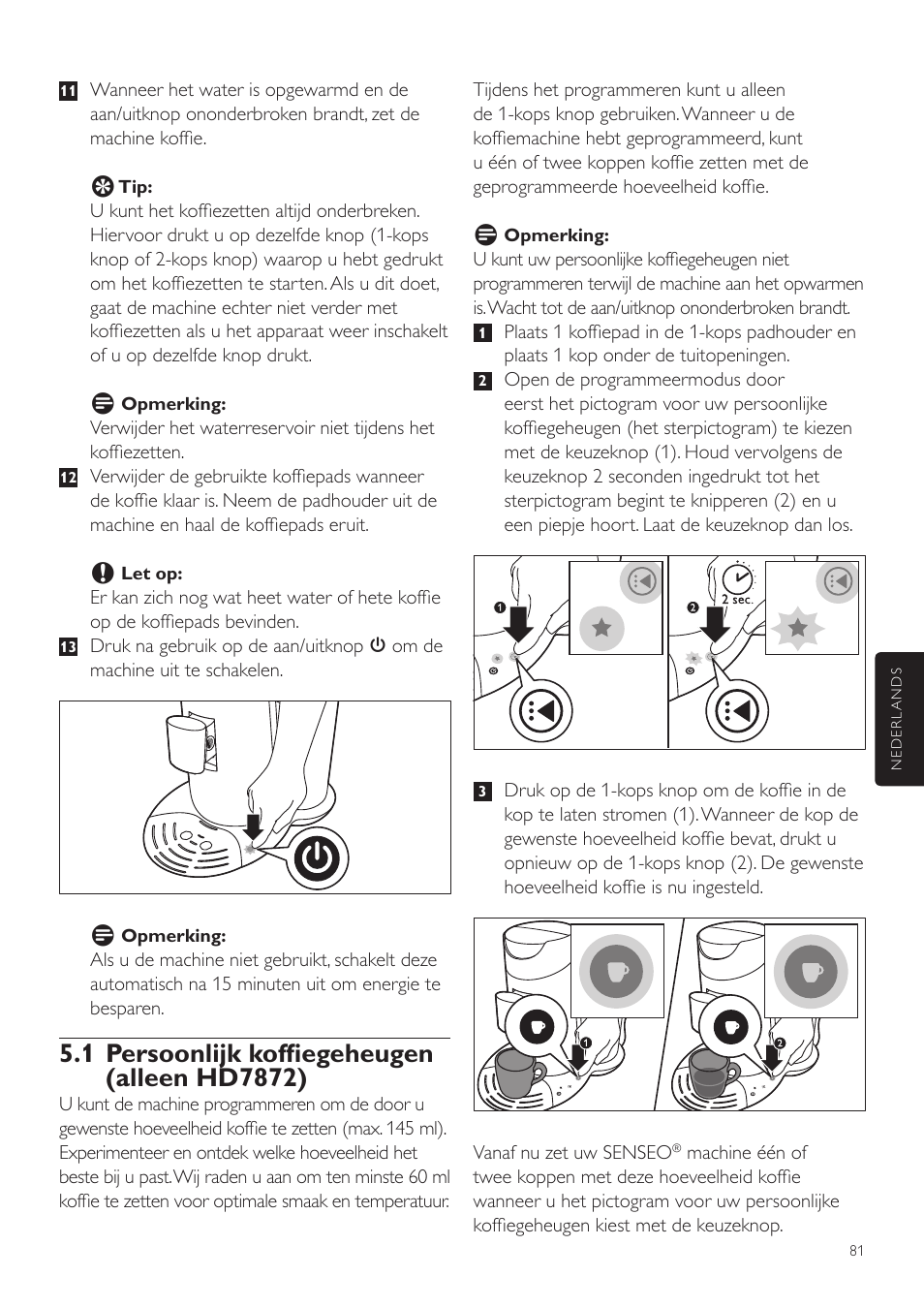 Philips SENSEO® Twist Kaffeepadmaschine User Manual | Page 81 / 110