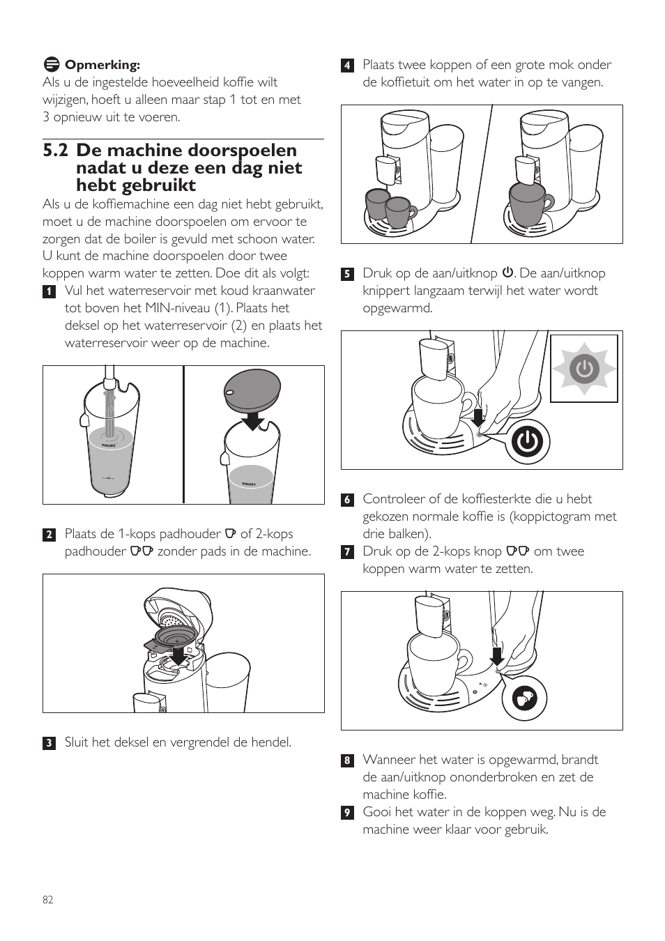 Philips SENSEO® Twist Kaffeepadmaschine User Manual | Page 82 / 110