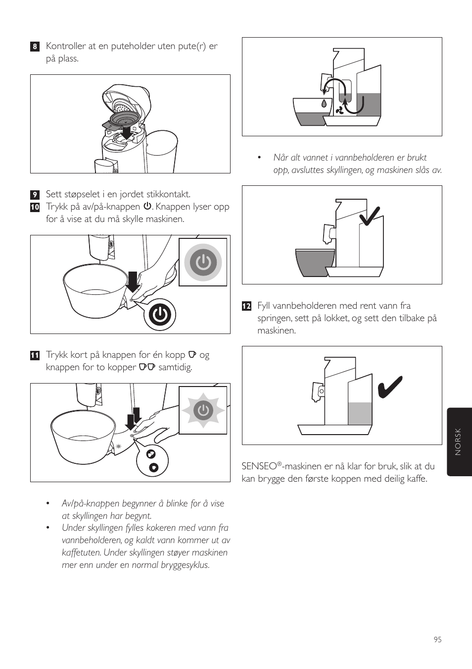 Philips SENSEO® Twist Kaffeepadmaschine User Manual | Page 95 / 110