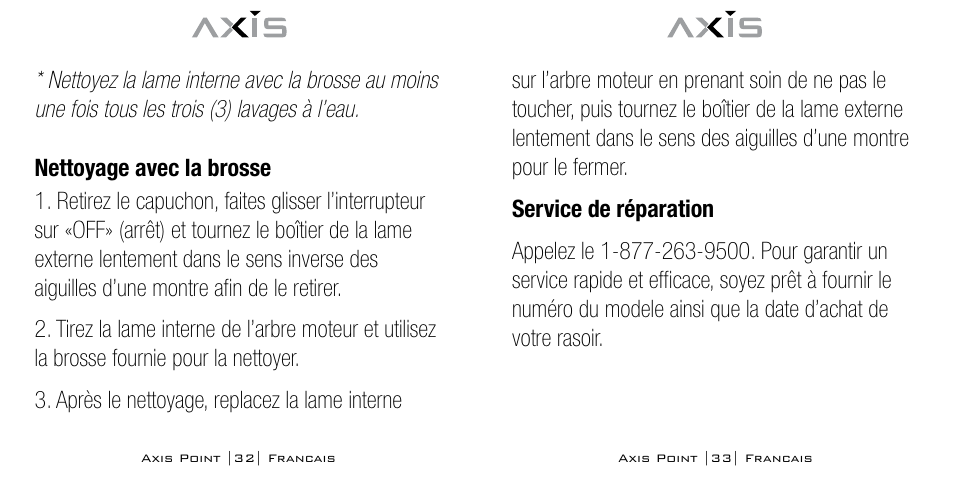 Bodyline Products International POINT AX-0100 User Manual | Page 17 / 31