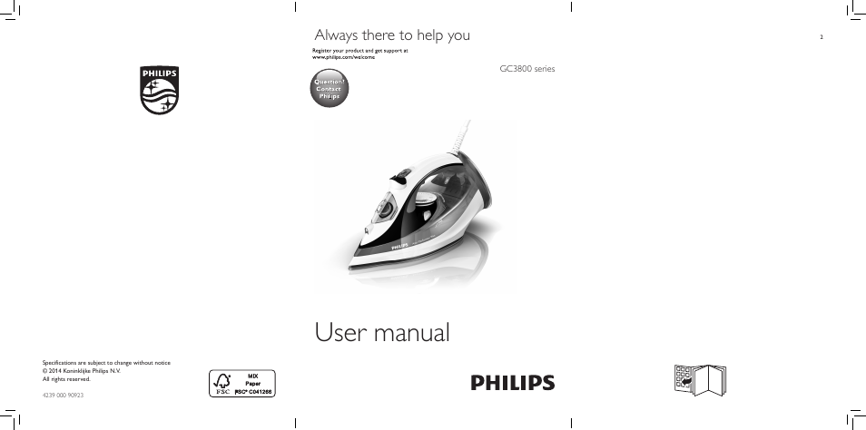 Philips Azur Performer Dampfbügeleisen User Manual | 26 pages