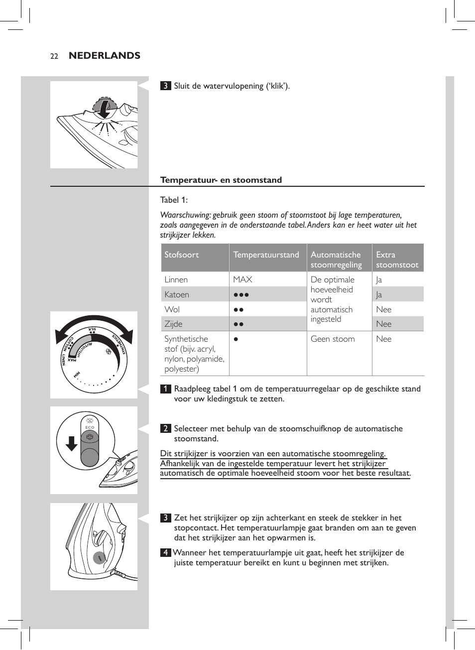 Philips Azur Performer Dampfbügeleisen User Manual | Page 20 / 26