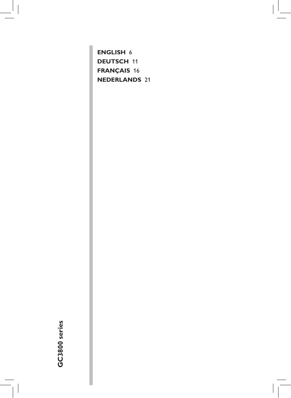 Philips Azur Performer Dampfbügeleisen User Manual | Page 3 / 26