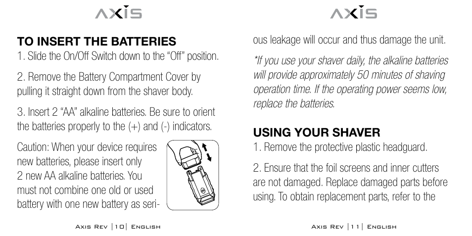 Bodyline Products International AX-1300 User Manual | Page 6 / 41