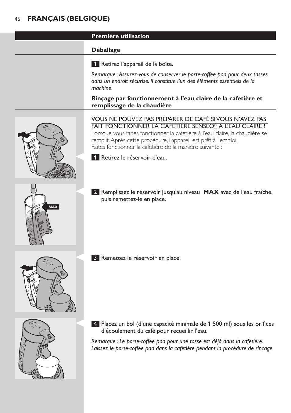 Philips SENSEO® Viva Café Premium Kaffeepadmaschine User Manual | Page 46 / 82