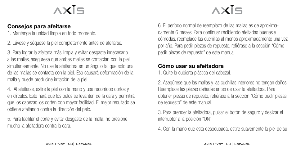 Axis AX-1330 User Manual | Page 35 / 45