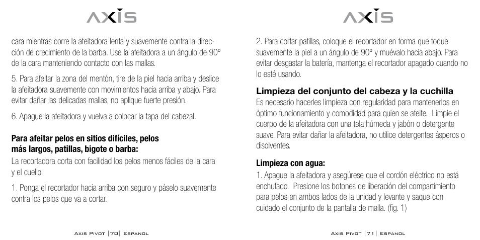 Axis AX-1330 User Manual | Page 36 / 45