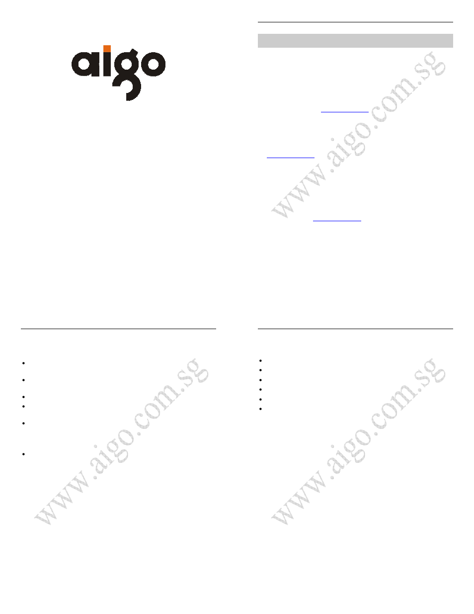 Aigo S2902 User Manual | 4 pages