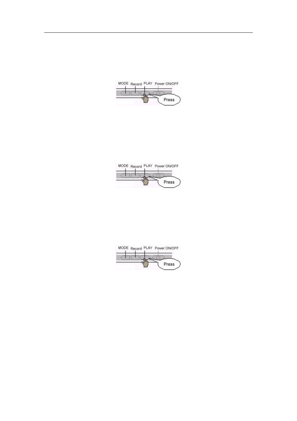 Aigo atom a205 digital audio player user manual, Playing tracks, Playing recorded voice files | Pausing tracks, Selecting a track/file | Aigo atom A205 User Manual | Page 10 / 46