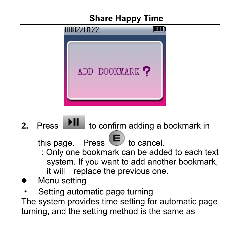 Menu setting | Aigo F029 User Manual | Page 48 / 63