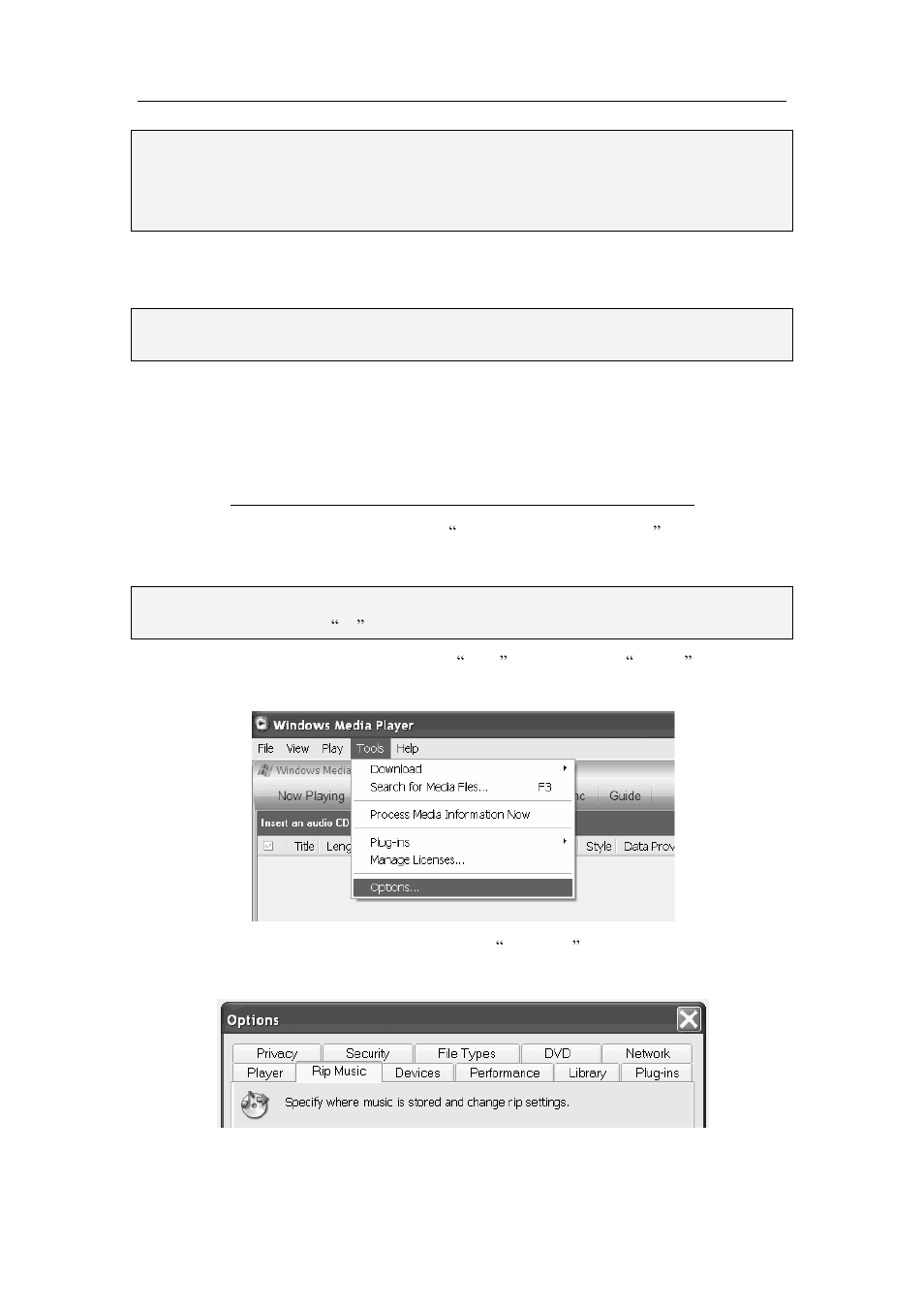 Aigo a208 digital audio player user manual, Transferring tracks to the player from a cd | Aigo A208 User Manual | Page 27 / 36