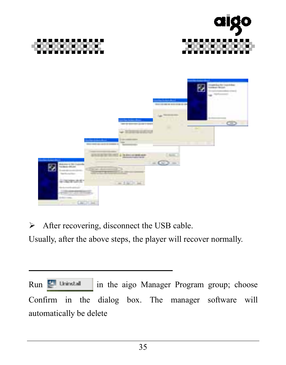 Aigo UM-F158 User Manual | Page 35 / 40