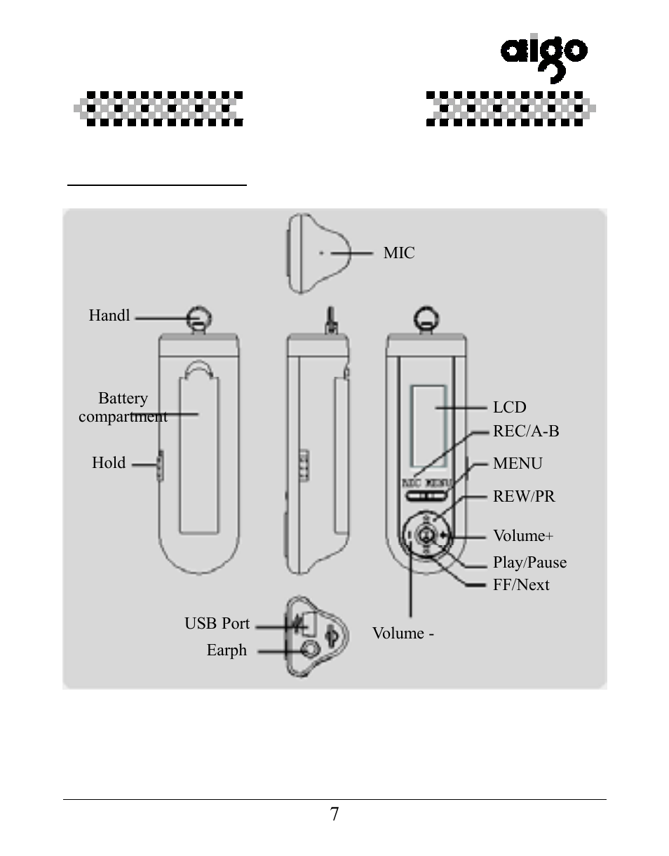 Aigo UM-F158 User Manual | Page 7 / 40