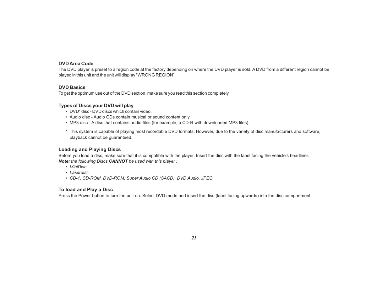 Advent 128-8567 User Manual | Page 21 / 28