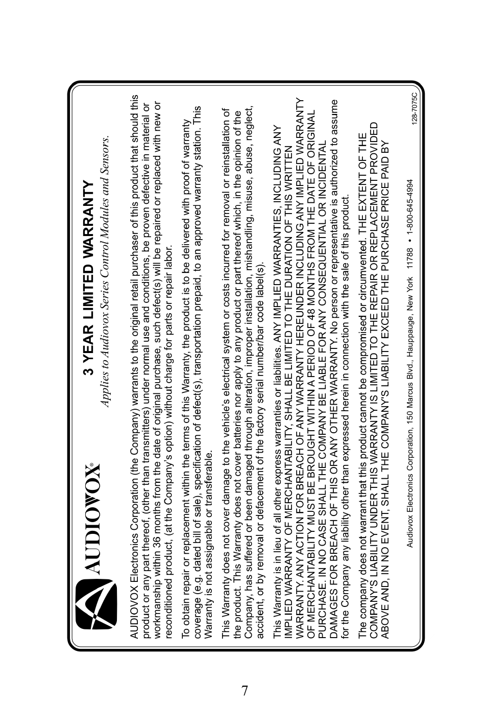 Advent CCS562 User Manual | Page 9 / 10