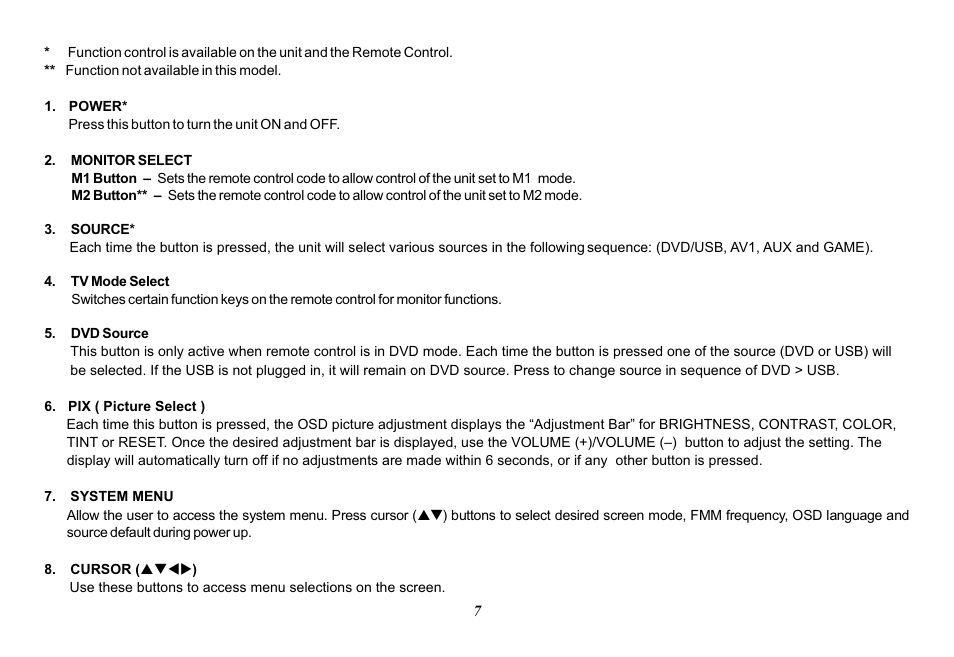Advent VIDEO CROBILE ADV49 User Manual | Page 7 / 32