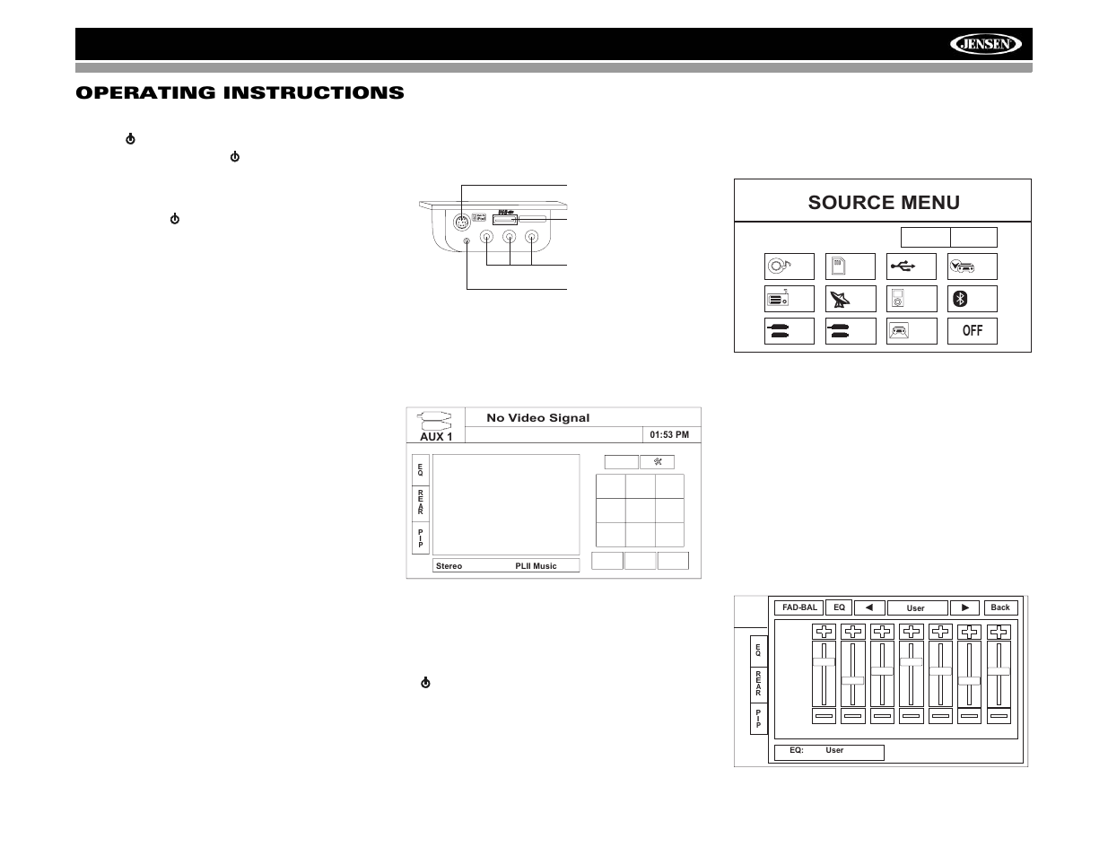 Source menu, Amm12n operating instructions | Advent AMM12N User Manual | Page 19 / 44