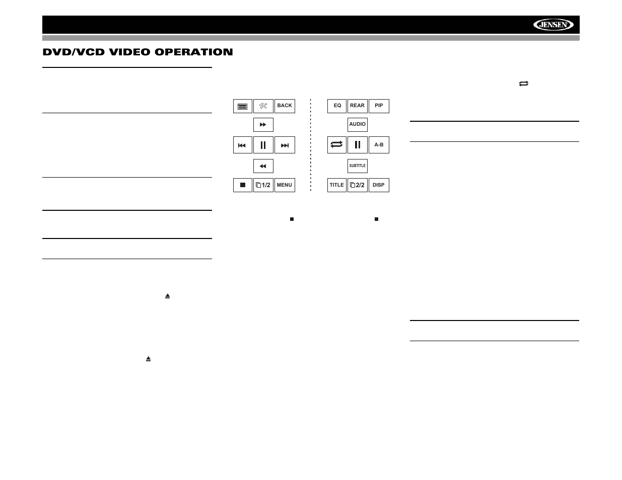 Amm12n dvd/vcd video operation | Advent AMM12N User Manual | Page 29 / 44