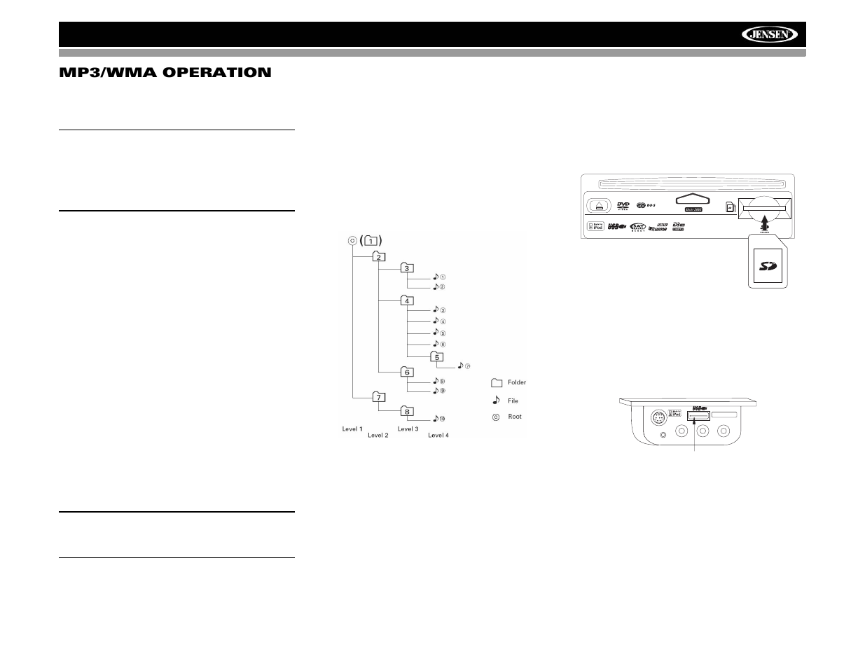 Amm12n mp3/wma operation | Advent AMM12N User Manual | Page 33 / 44