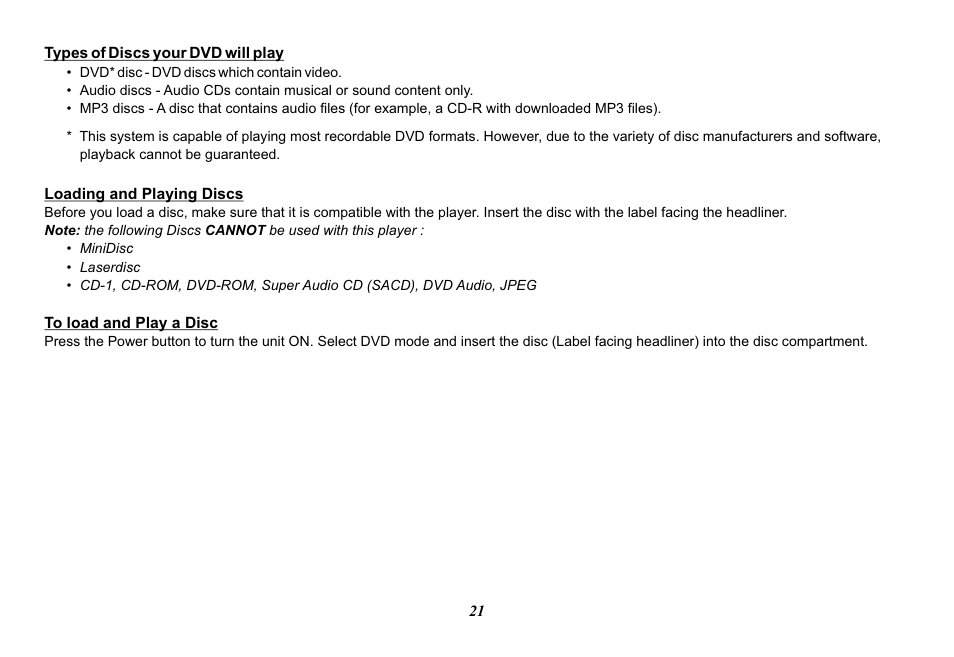 Advent ADV29 User Manual | Page 21 / 32