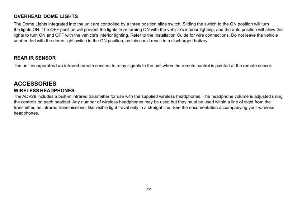 Advent ADV29 User Manual | Page 23 / 32