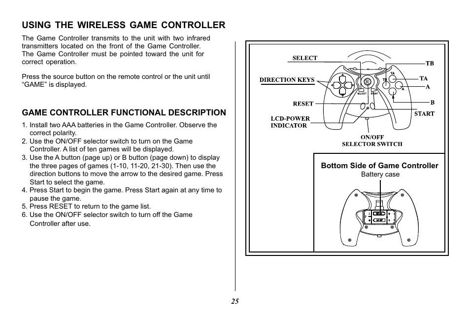 Advent ADV29 User Manual | Page 25 / 32