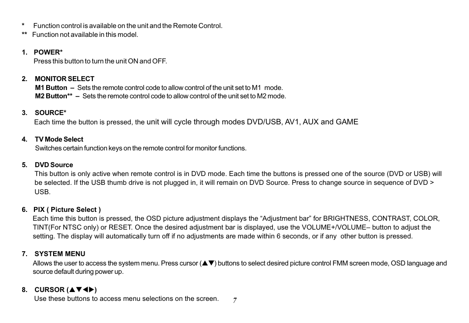 Advent ADV29 User Manual | Page 7 / 32