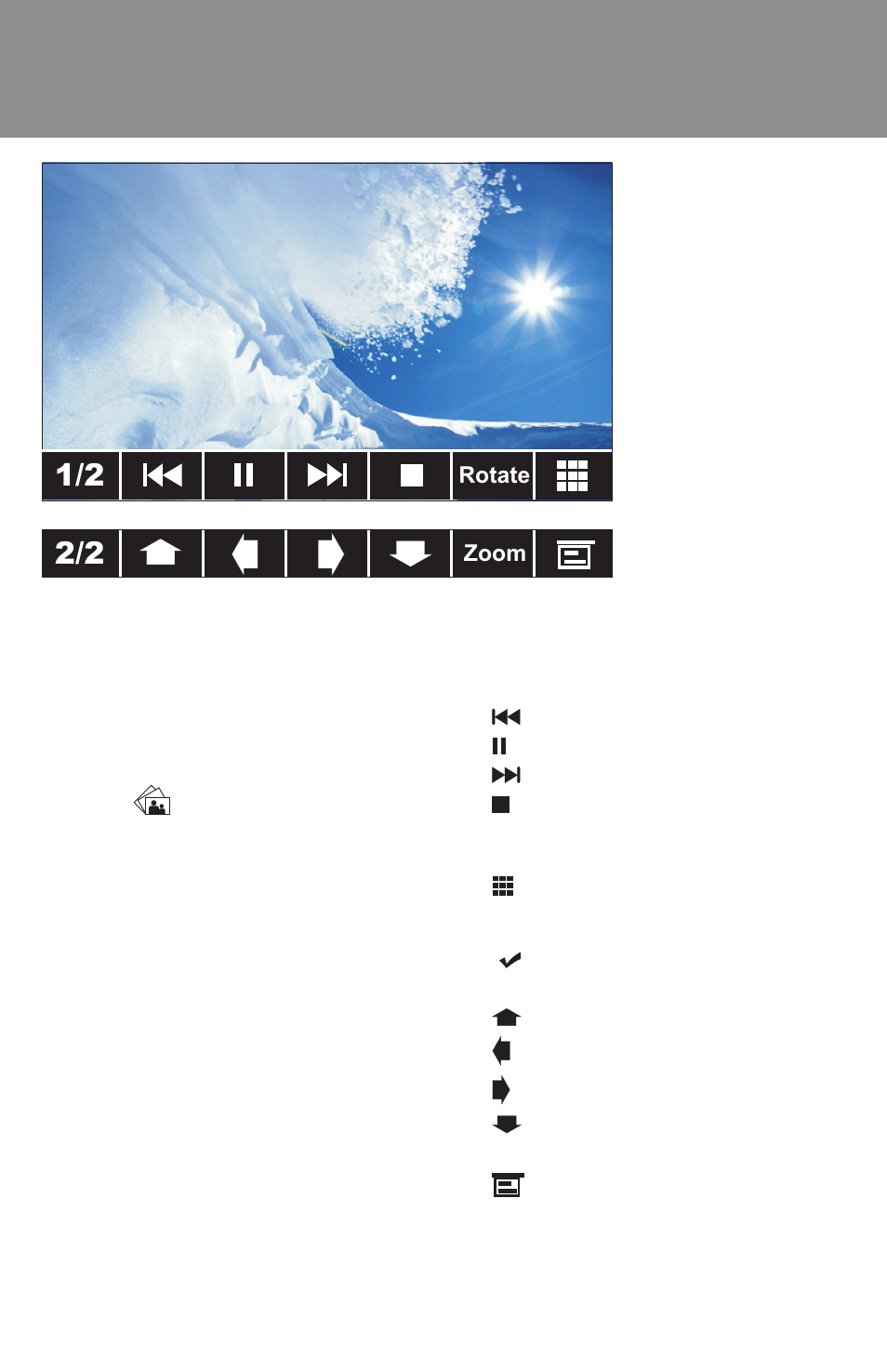 Jpeg/mpeg 1/2 2/2, Jpeg image mode | Advent ADVUV630 User Manual | Page 13 / 42