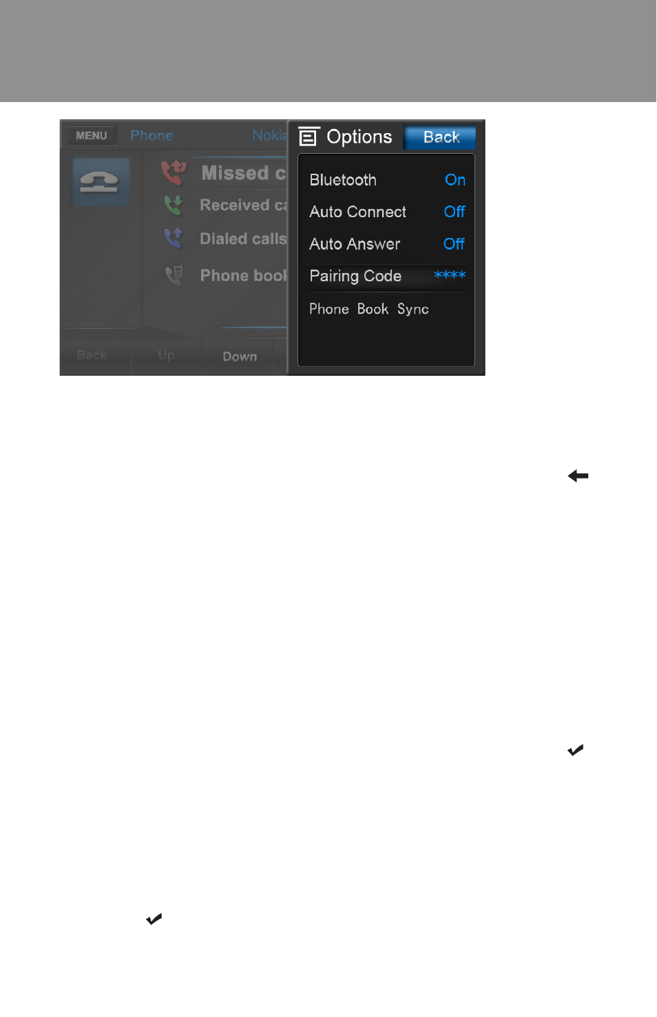 Bluetooth, Bluetooth setup menu | Advent ADVUV630 User Manual | Page 20 / 42
