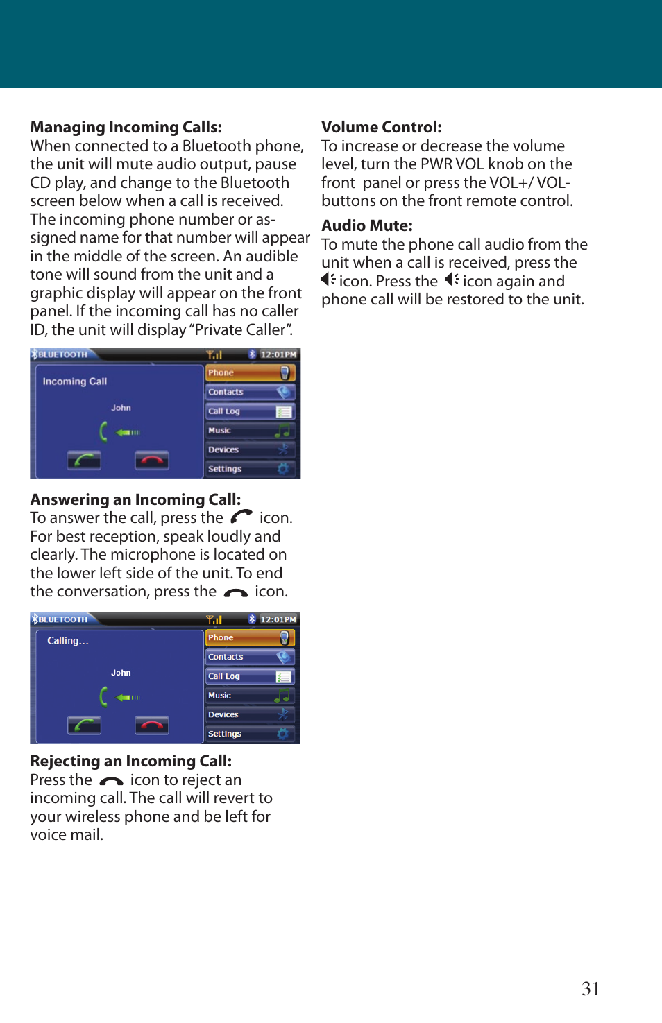 Advent TOCLJ-OE100 User Manual | Page 31 / 64