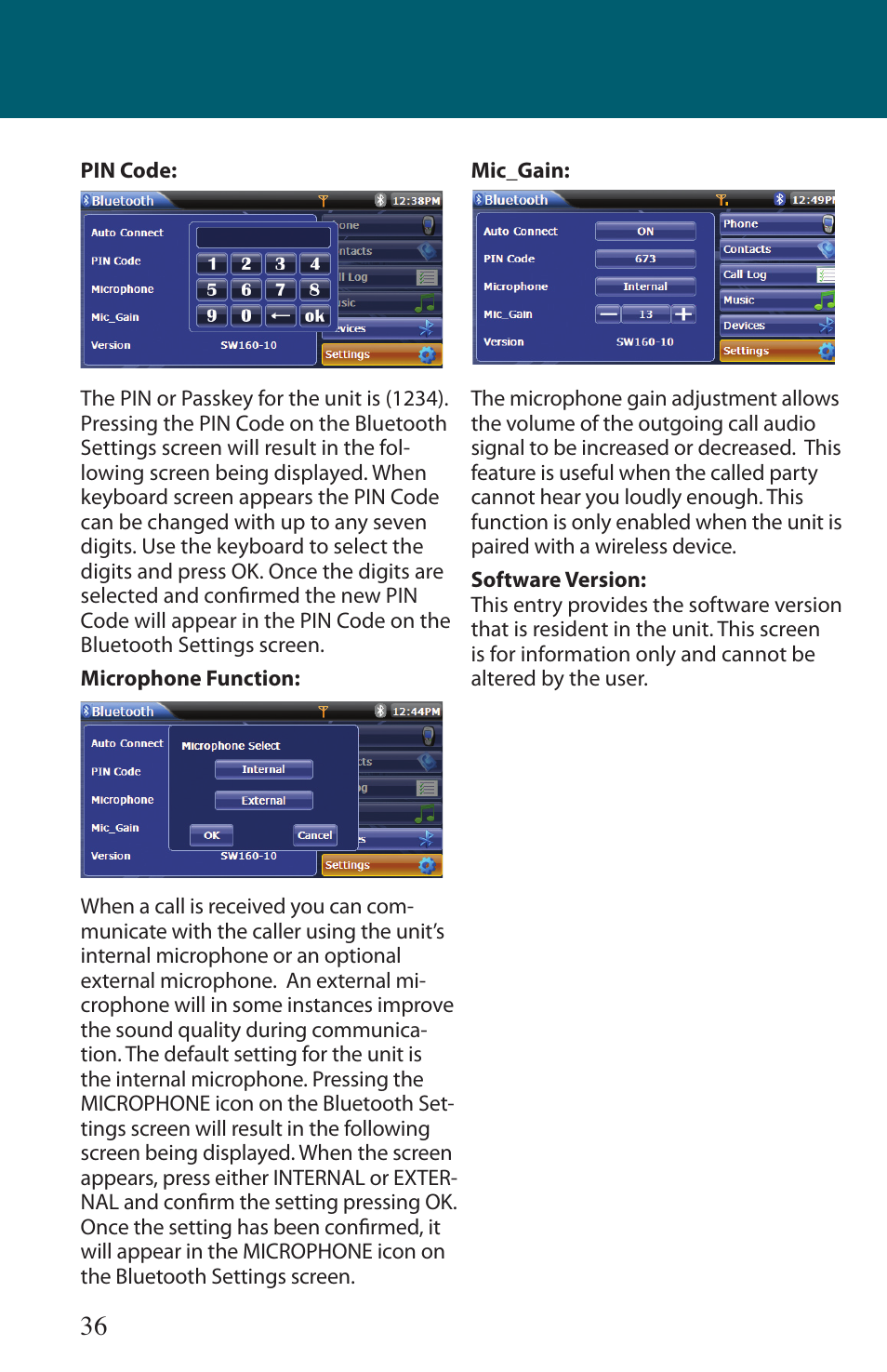 Advent TOCLJ-OE100 User Manual | Page 36 / 64