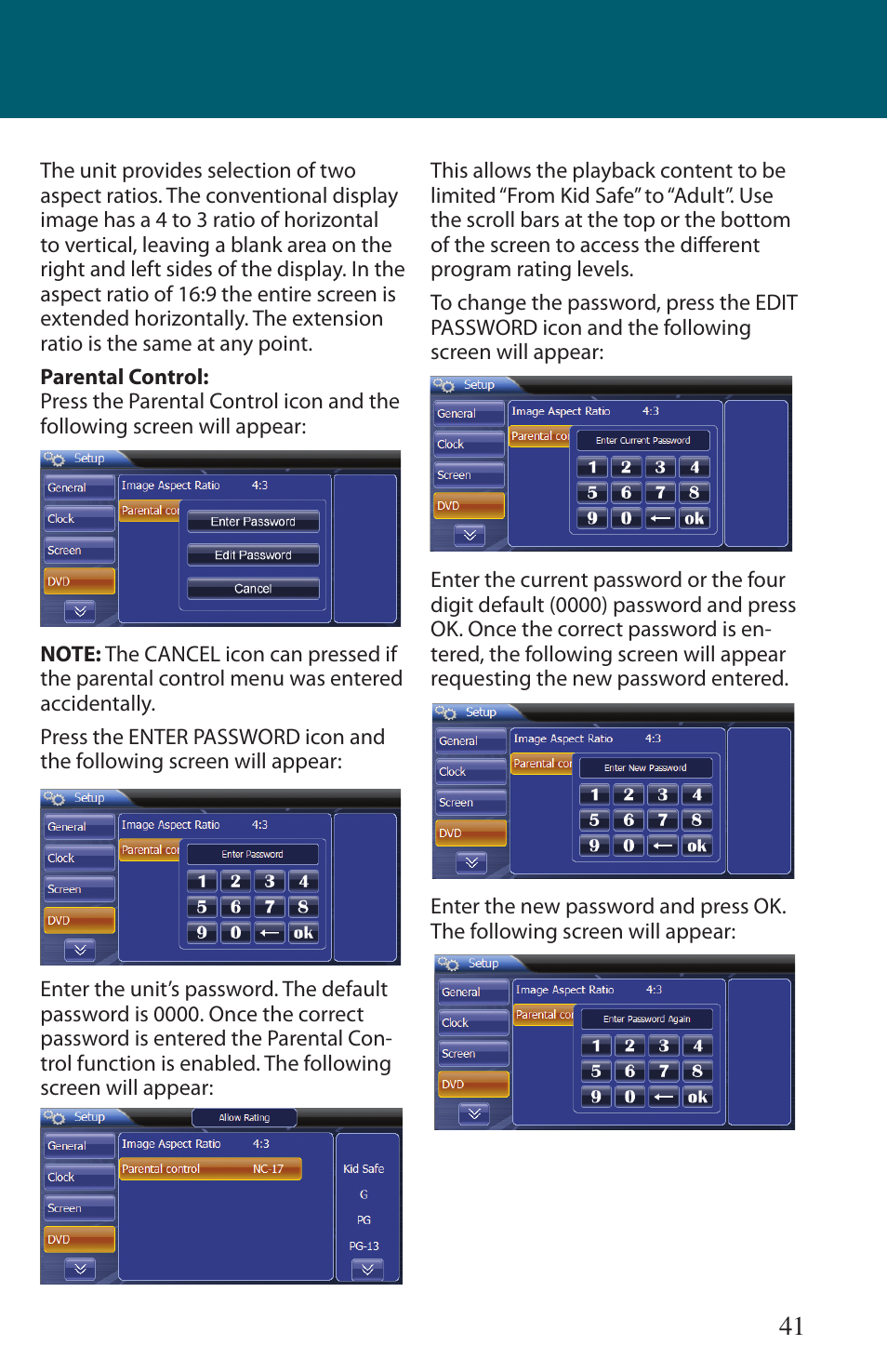Advent TOCLJ-OE100 User Manual | Page 41 / 64