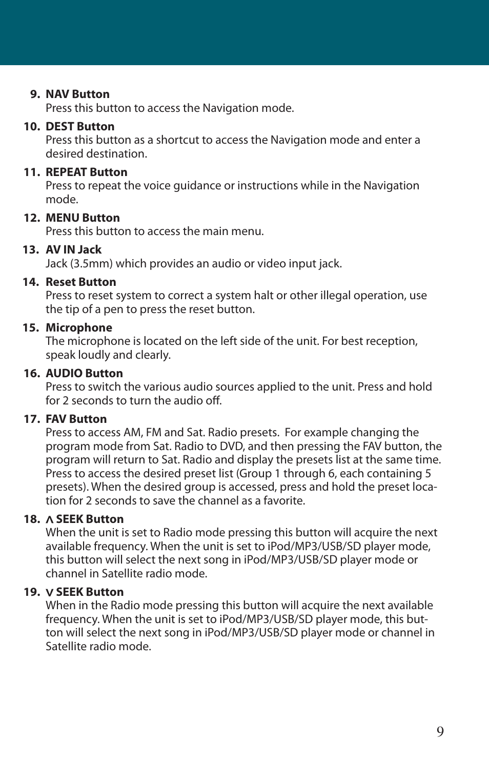 Advent TOCLJ-OE100 User Manual | Page 9 / 64