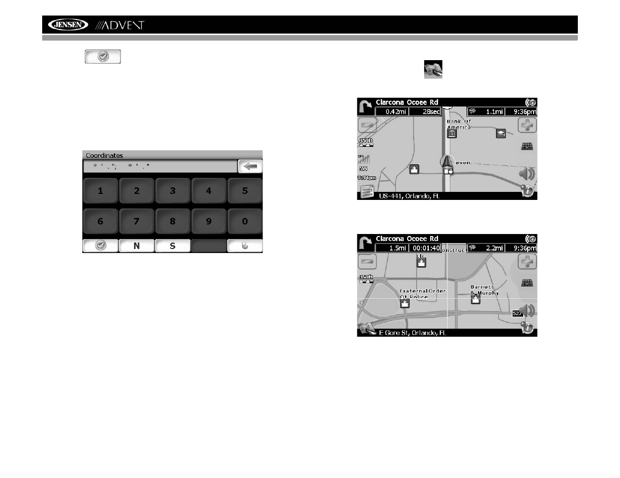 Nav102 with navmate | Advent NAV102 User Manual | Page 12 / 92