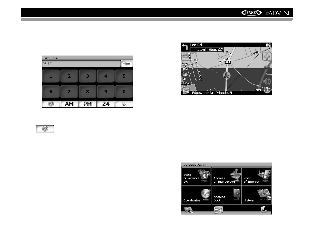 Nav102 with navmate, Day mode night mode | Advent NAV102 User Manual | Page 29 / 92