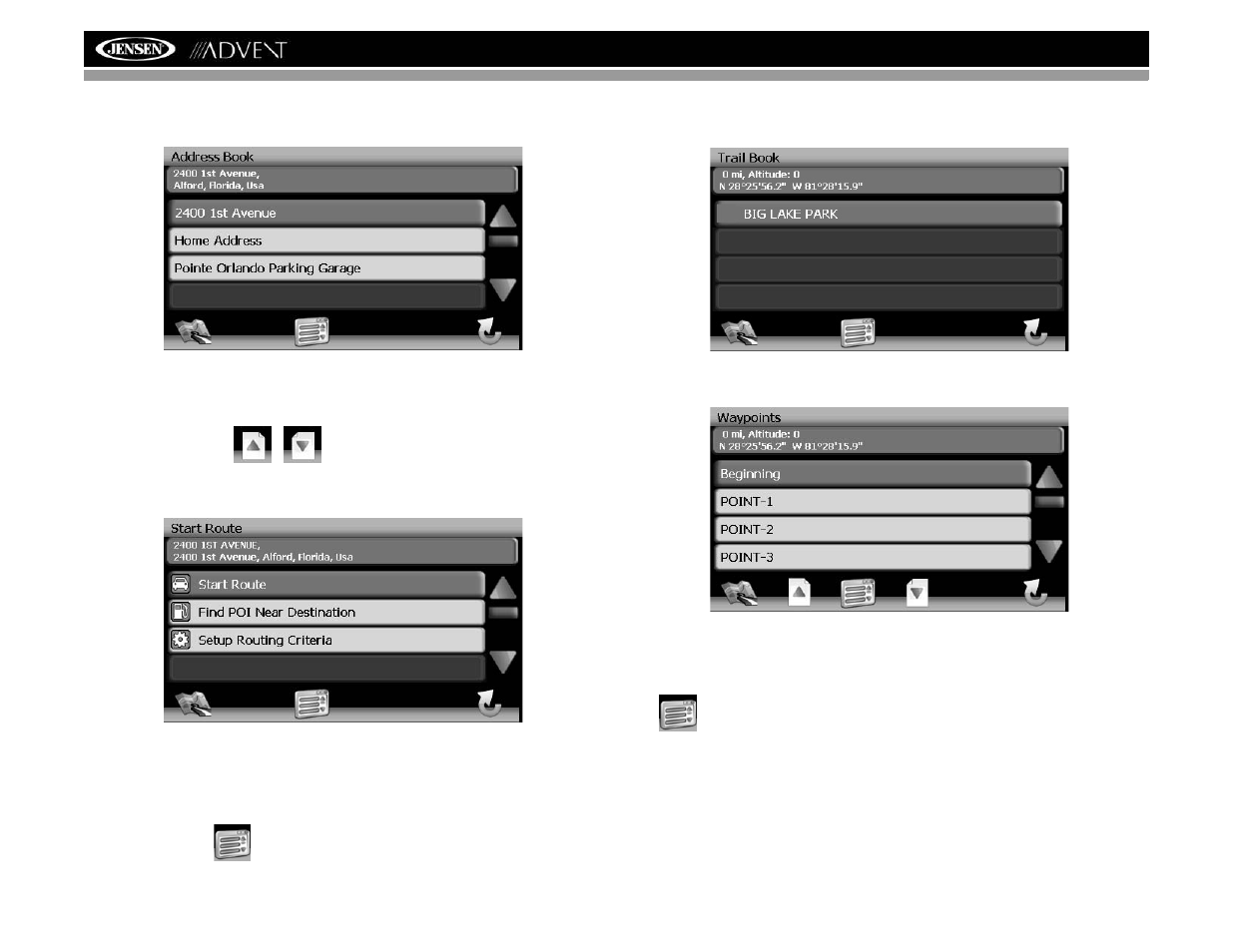 Nav102 con navmate | Advent NAV102 User Manual | Page 44 / 92