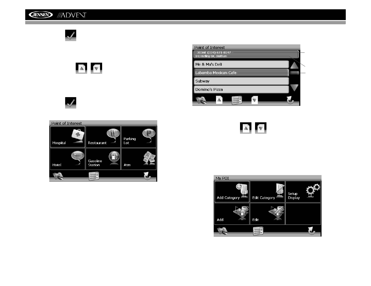 Nav102 avec la navmate | Advent NAV102 User Manual | Page 74 / 92