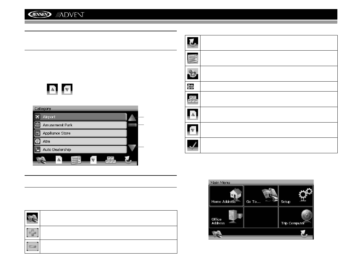Nav102 with navmate | Advent NAV102 User Manual | Page 8 / 92
