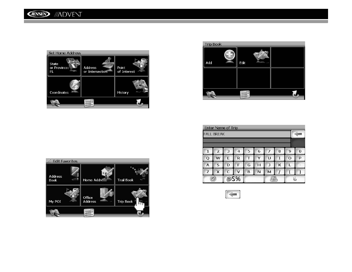 Nav102 avec la navmate | Advent NAV102 User Manual | Page 80 / 92